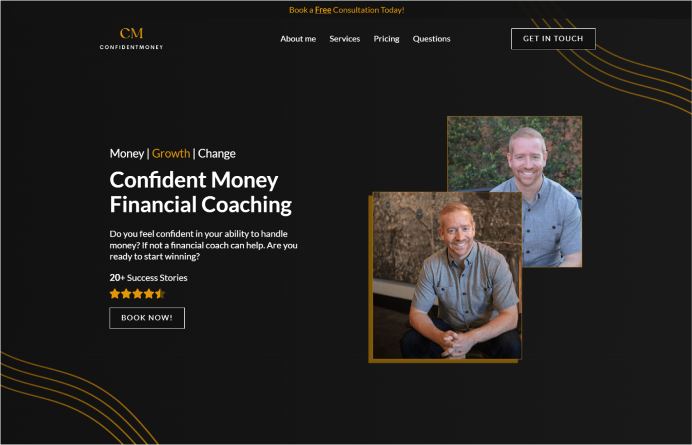 ConfidentMoneyLife.com website