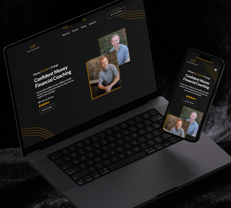 ConfidentMoneyLife landing page