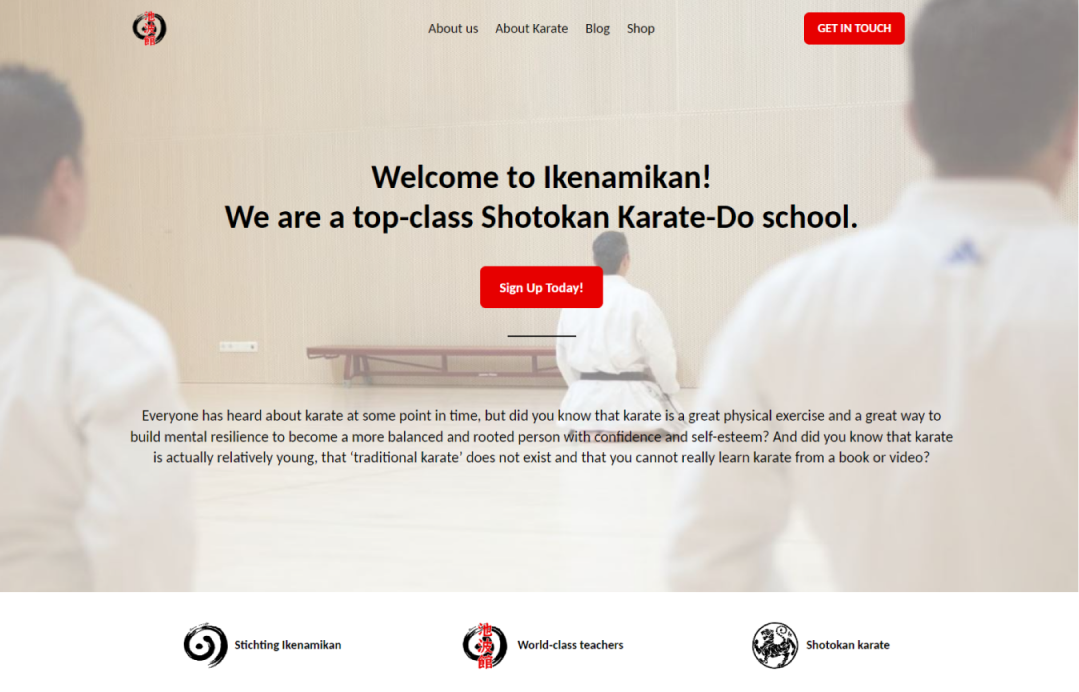 Ikenamikan.nl website