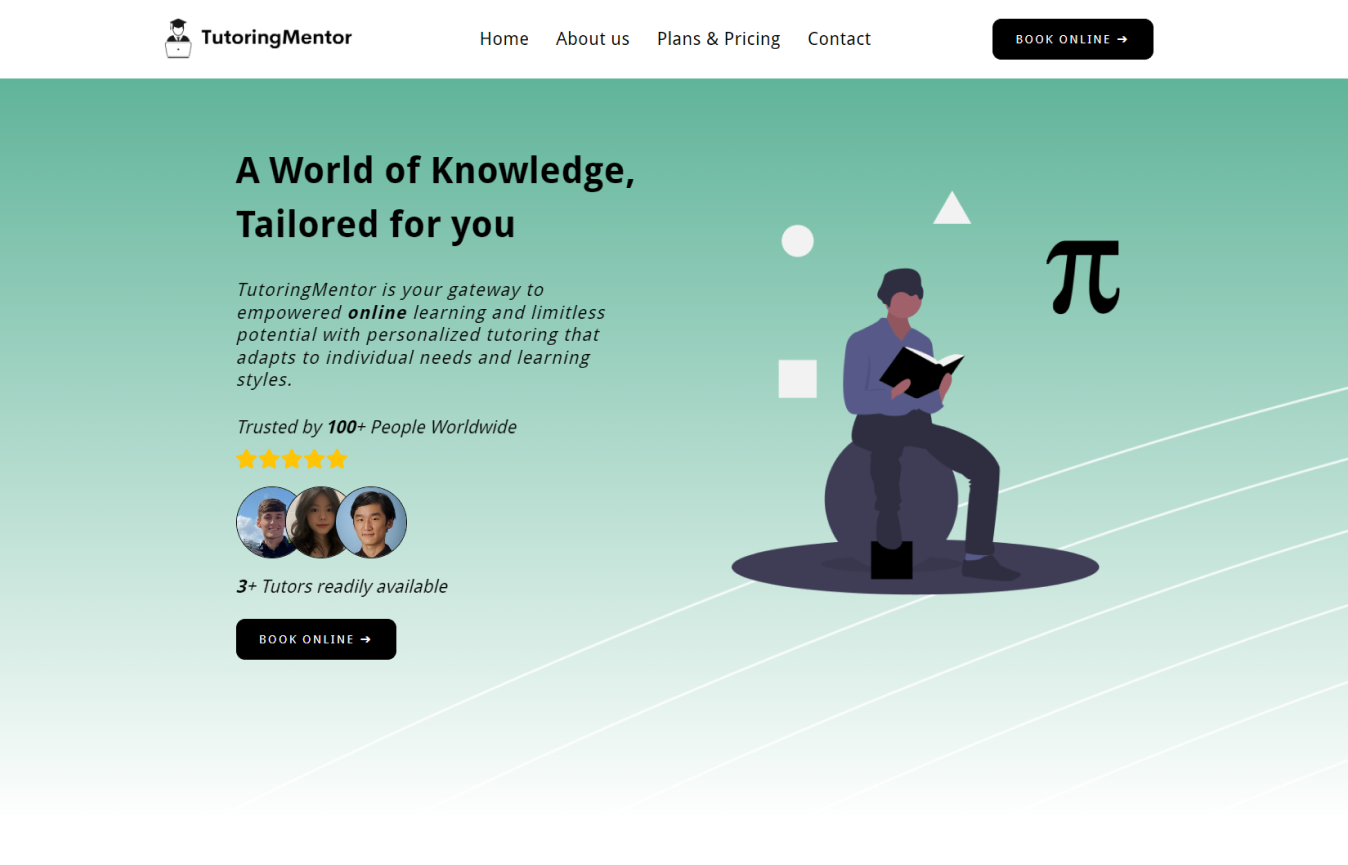 TutoringMentor.com website